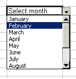 Drop-down list Drop-down list